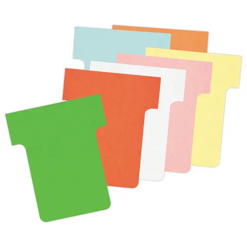 100  T-fiches voor planning - Maat 1,5 - Roze - NOBO 
