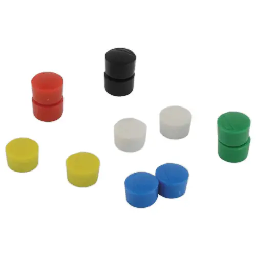 12 Ronde magneten - Ø 12 mm - Geassorteerd