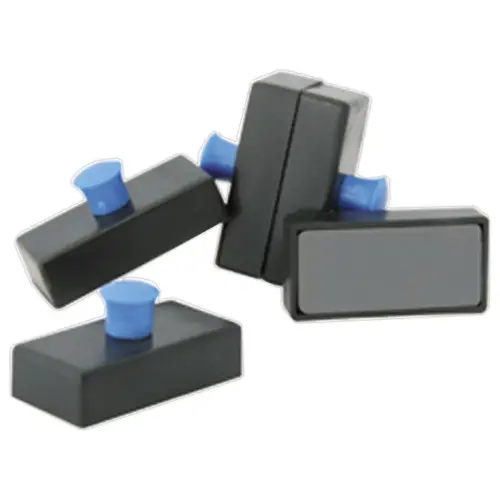 4  Rechthoekige knoopmagneten 2,7 cm 
