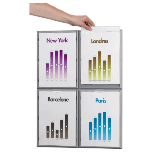 4 Posterframe Cadr'info - A4 - PAPERFLOW