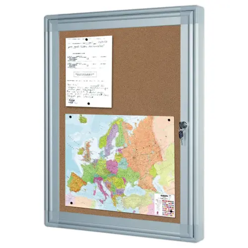 Binnenvitrine - 78 x 104,5 cm - Kurkenbord - BI OFFICE