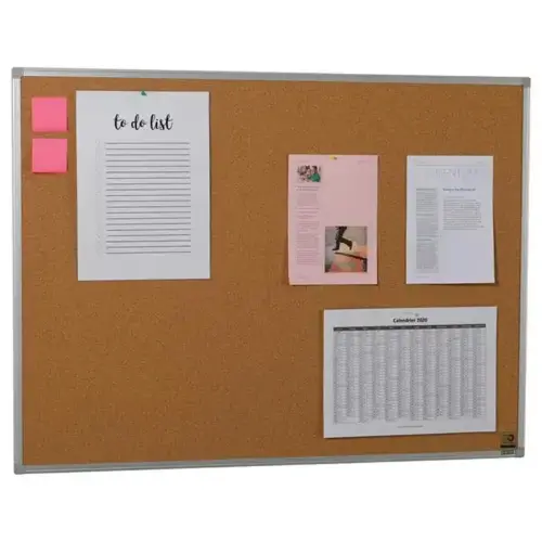 Kurkbord - BI-OFFICE - 90 x 120 cm 