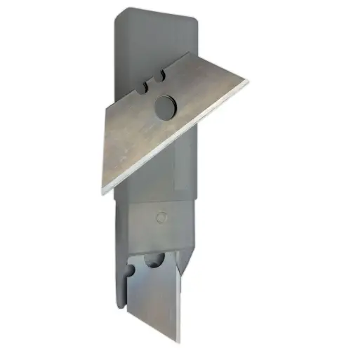 Etui van 5 mesjes 18 mm voor metalen cutter met veiligheidssysteem 