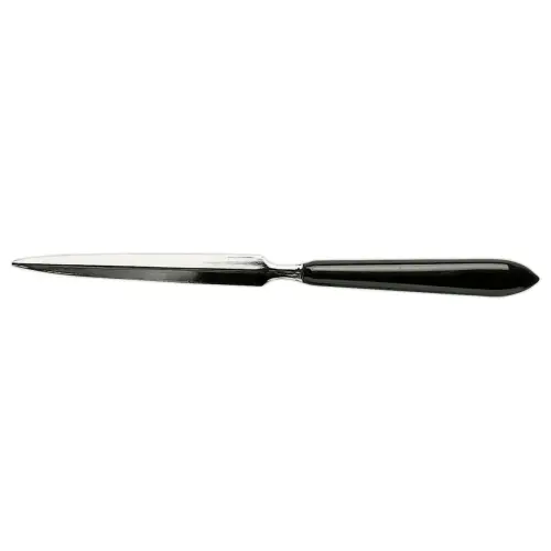 Klassieke briefopener - zwart - 21 cm 