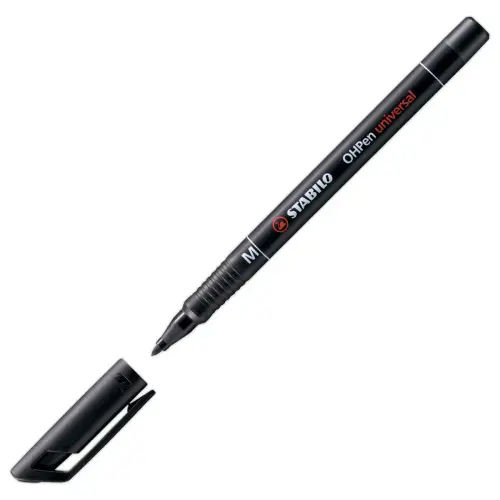 Permanent marker OHPen Universal - Medium punt - Zwart - STABILO
