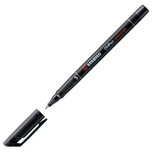 Permanent marker OHPen Universal - Superfijne punt - Zwart - STABILO