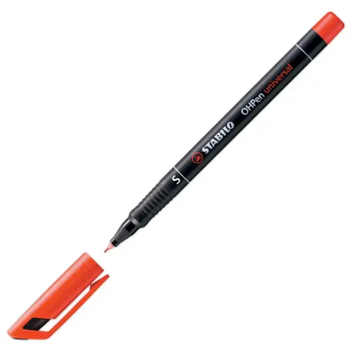 Permanent marker OHPen Universal - Superfijne punt - Rood - STABILO