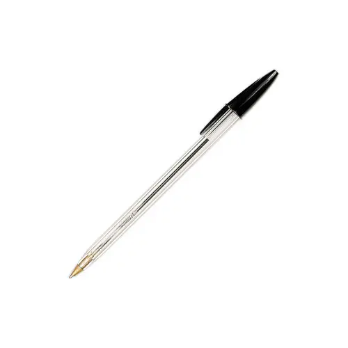 Balpen Cristal - Medium schrift - Zwart - BIC 