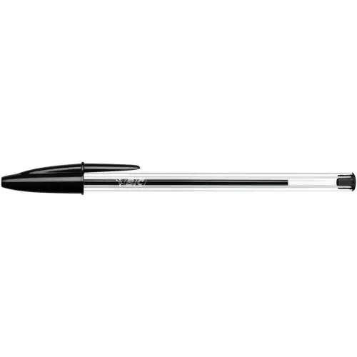 Balpen Cristal - Medium schrift - Zwart - BIC 