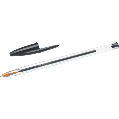 Balpen Cristal - Medium schrift - Zwart - BIC 