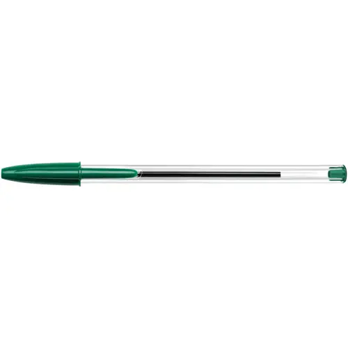 Balpen Cristal - Medium schrift - Groen - BIC