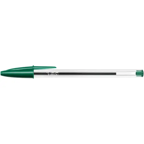 Balpen Cristal - Medium schrift - Groen - BIC