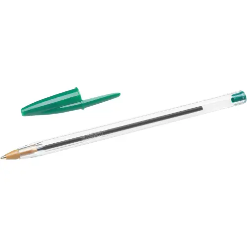 Balpen Cristal - Medium schrift - Groen - BIC