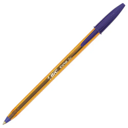 Balpen Cristal Fine - Blauw - BIC