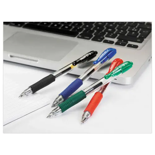 Intrekbare en navulbare gelpen G-2 PILOT - Zwart 