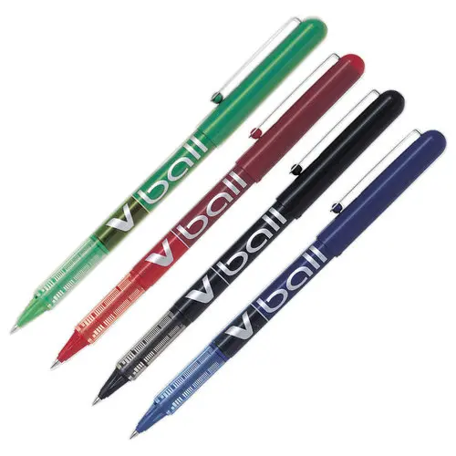 Rollerpen met metalen punt V Ball 05 PILOT - fijn schrift - Blauw 