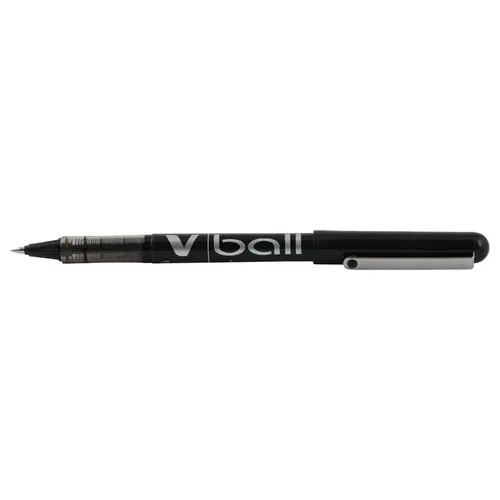 Rollerpen met metalen punt V Ball 05 PILOT - fijn schrift - Zwart