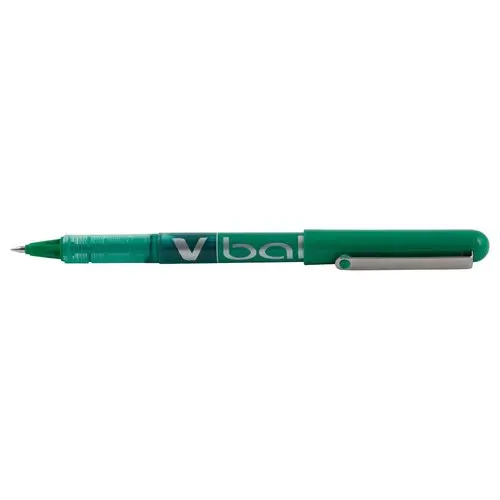 Rollerpen met metalen punt V Ball 05 PILOT - fijn schrift - Groen 