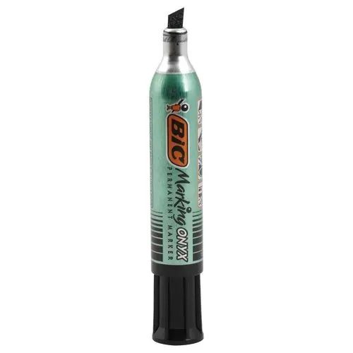 Permanente mini markeerstift BIC Onyx - beitelpunt - zwart 