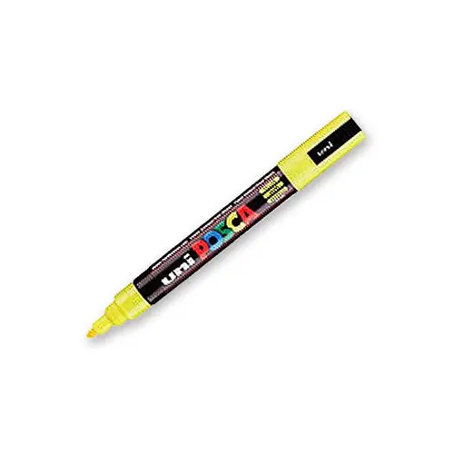 Gele verfmarker met kegelpunt - Posca 