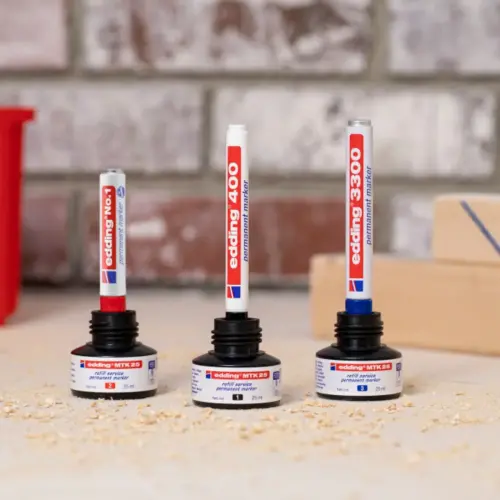 Permanent marker 2000 - Ronde punt - Rood - EDDING