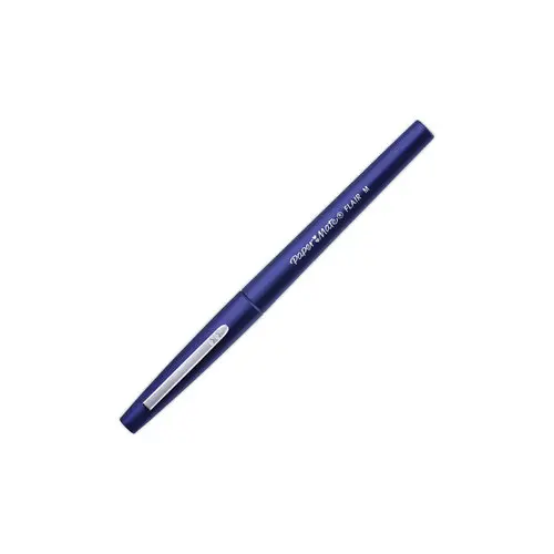 Viltstift met nylon punt Flair - Medium schrift - Blauw - PAPERMATE