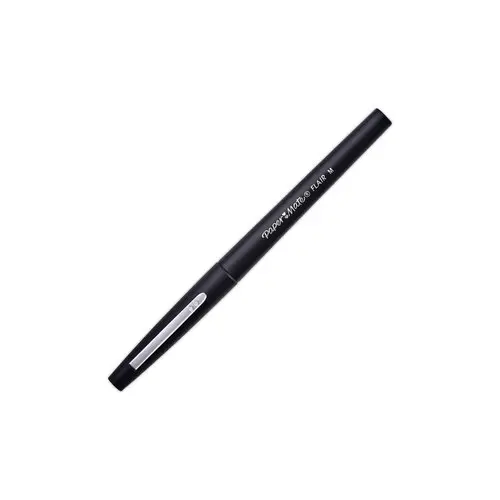 Viltstift met nylon punt Flair - Medium schrift - Zwart - PAPERMATE
