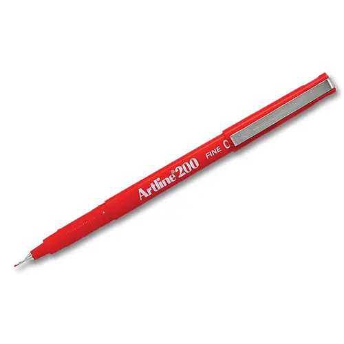 Viltstift - Fijne punt rood - ARTLINE 200
