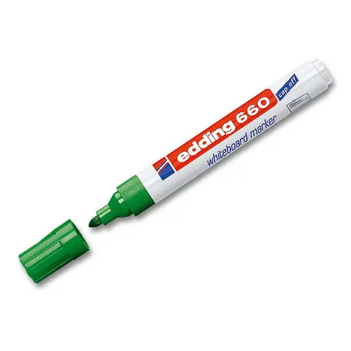 Drooguitwisbare marker - 660 - kogelpunt - Groen - EDDING