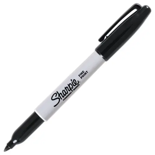 Permanent marker - Zwart - SHARPIE 