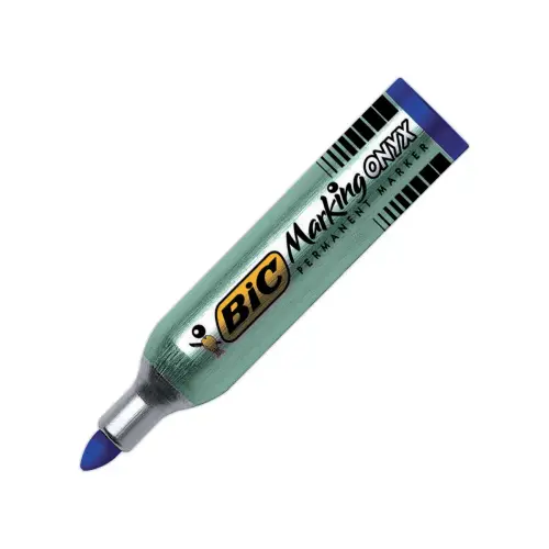 Mini permanent marker Onyx 1482 - Ronde punt - Blauw - BIC