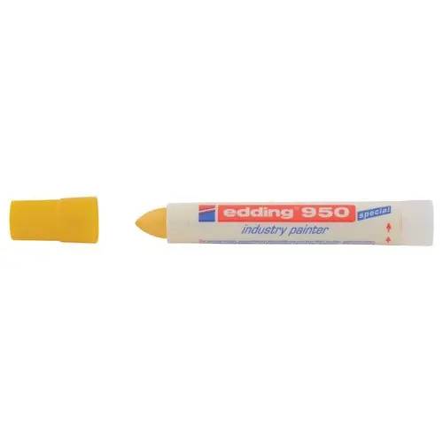 Industrieel permanent krijt EDDING 950 - Geel