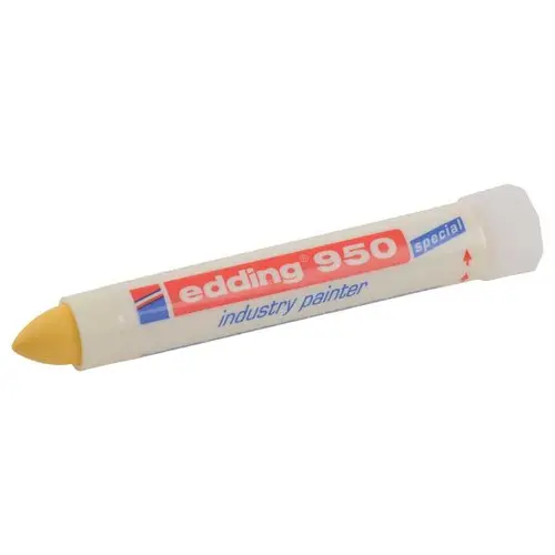 Industrieel permanent krijt EDDING 950 - Geel