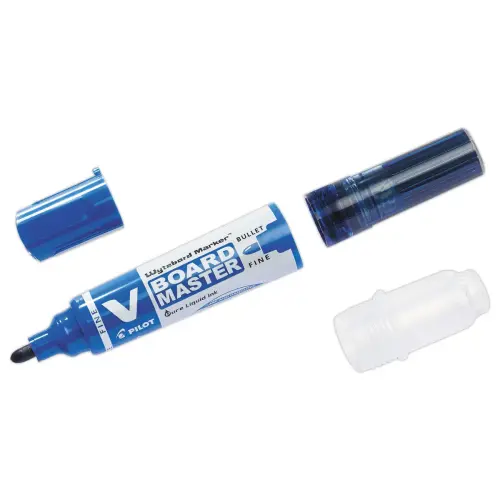 Droog uitwisbare en navulbare markeerstift V-Board Master Begreen - Blauw - PILOT