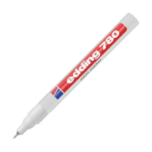 Verfmarker EDDING 780 - extra fijne punt- Wit