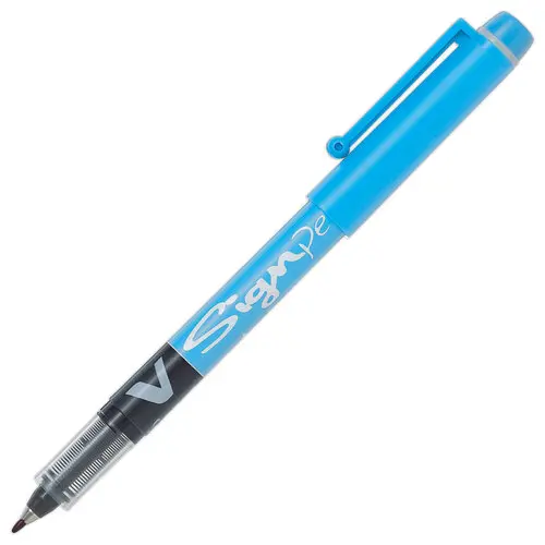 Viltstift met vloeibare inkt V Sign Pen - Lichtblauw - PILOT