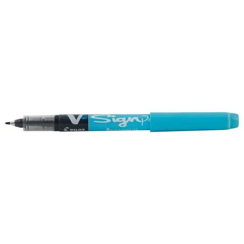 Viltstift met vloeibare inkt V Sign Pen - Lichtblauw - PILOT