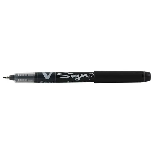 Viltstift met vloeibare inkt V Sign Pen - Zwart - PILOT