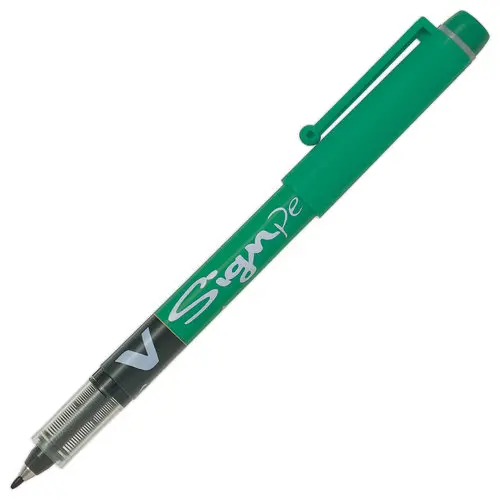Viltstift met vloeibare inkt V Sign Pen - Groen - PILOT 