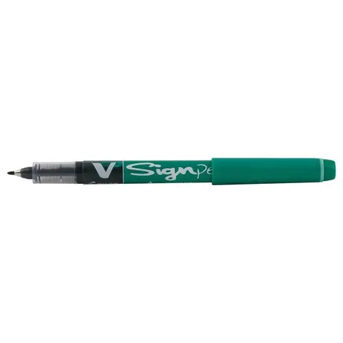 Viltstift met vloeibare inkt V Sign Pen - Groen - PILOT 