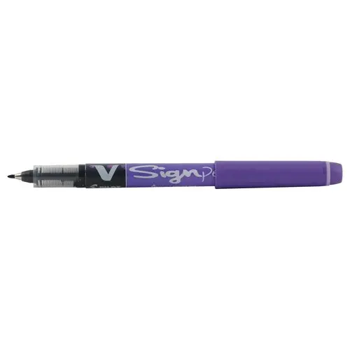 Viltstift met vloeibare inkt V Sign Pen - Paars - PILOT