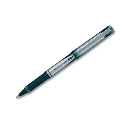 Rollerpen V Ball Grip 07 - Metalen punt - Middelgroot geschrift - Zwart - PILOT