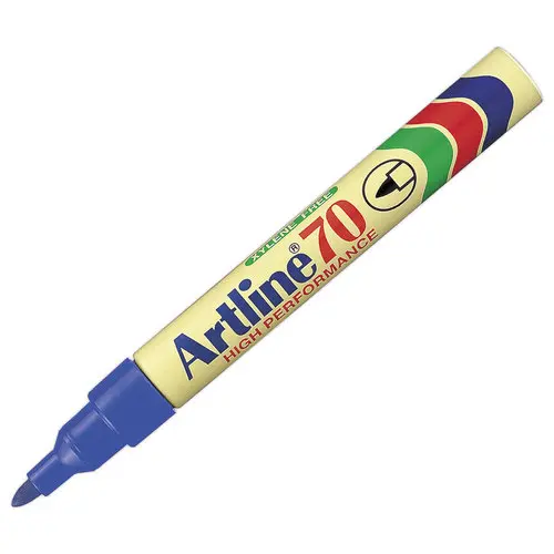 Permanent marker 70 - Ronde punt 1,5 mm - Blauw - ARTLINE