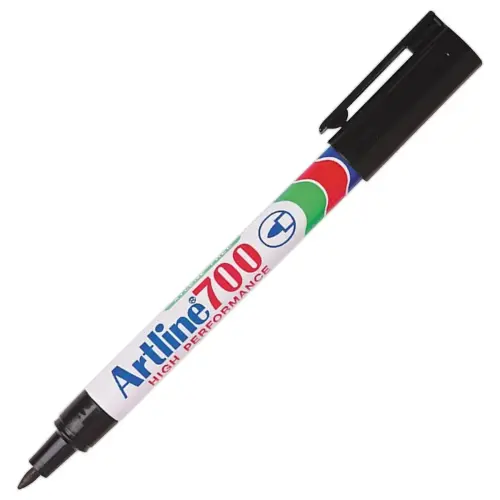 Permanent marker Artline 700 - Ronde punt - Zwart - ARTLINE