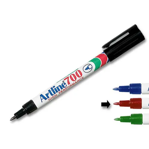 Permanent marker Artline 700 - Ronde punt - Rood - ARTLINE