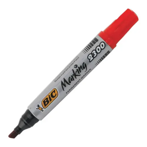 Permanent marker Marking 2300 - Beitelpunt - Rood - BIC
