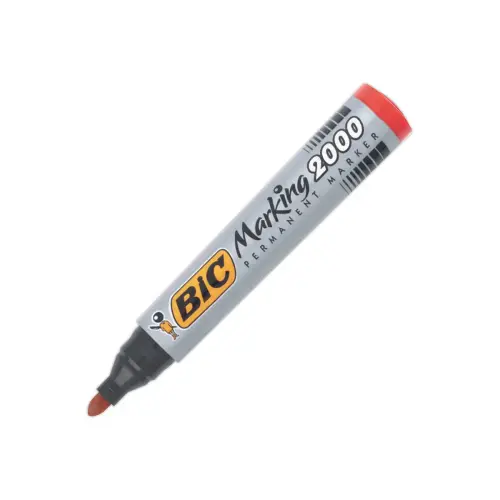 Permanent marker Marking 2000 van Bic - ronde punt - Rood 