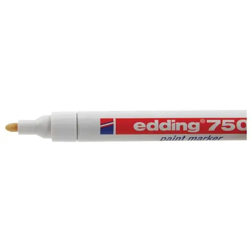 Verfmarker EDDING 750 medium punt - Wit 