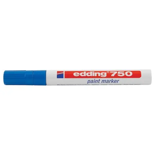 Verfmarker EDDING 750 medium punt - Blauw
