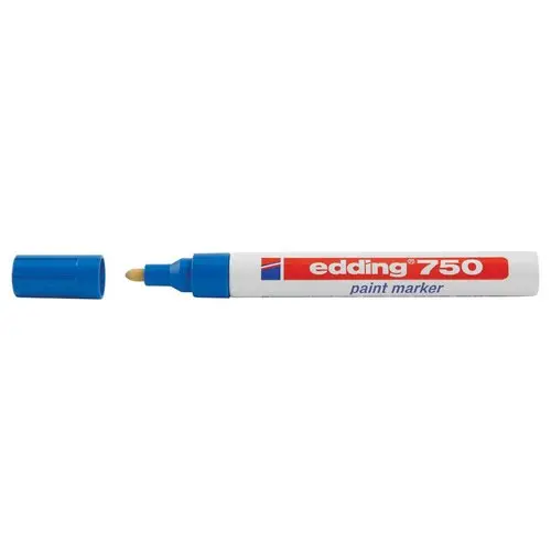 Verfmarker EDDING 750 medium punt - Blauw